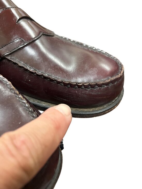 GH Bass Weejuns mens brown leather penny loafers sz 13D SKU 10-072 main image 5